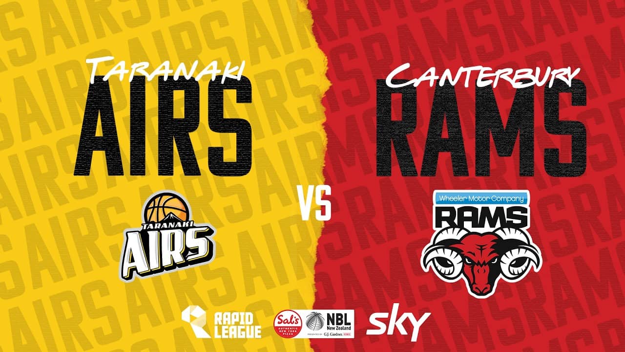 LIVE - Taranaki Airs v Canterbury Rams | @SalsNBL 2026