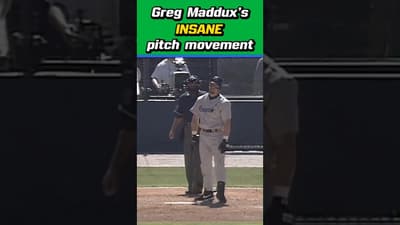 Maddux's 2-seamer had magnets on it!