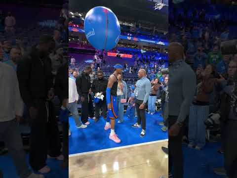 The best way to celebrate 👏 #okcthunder
