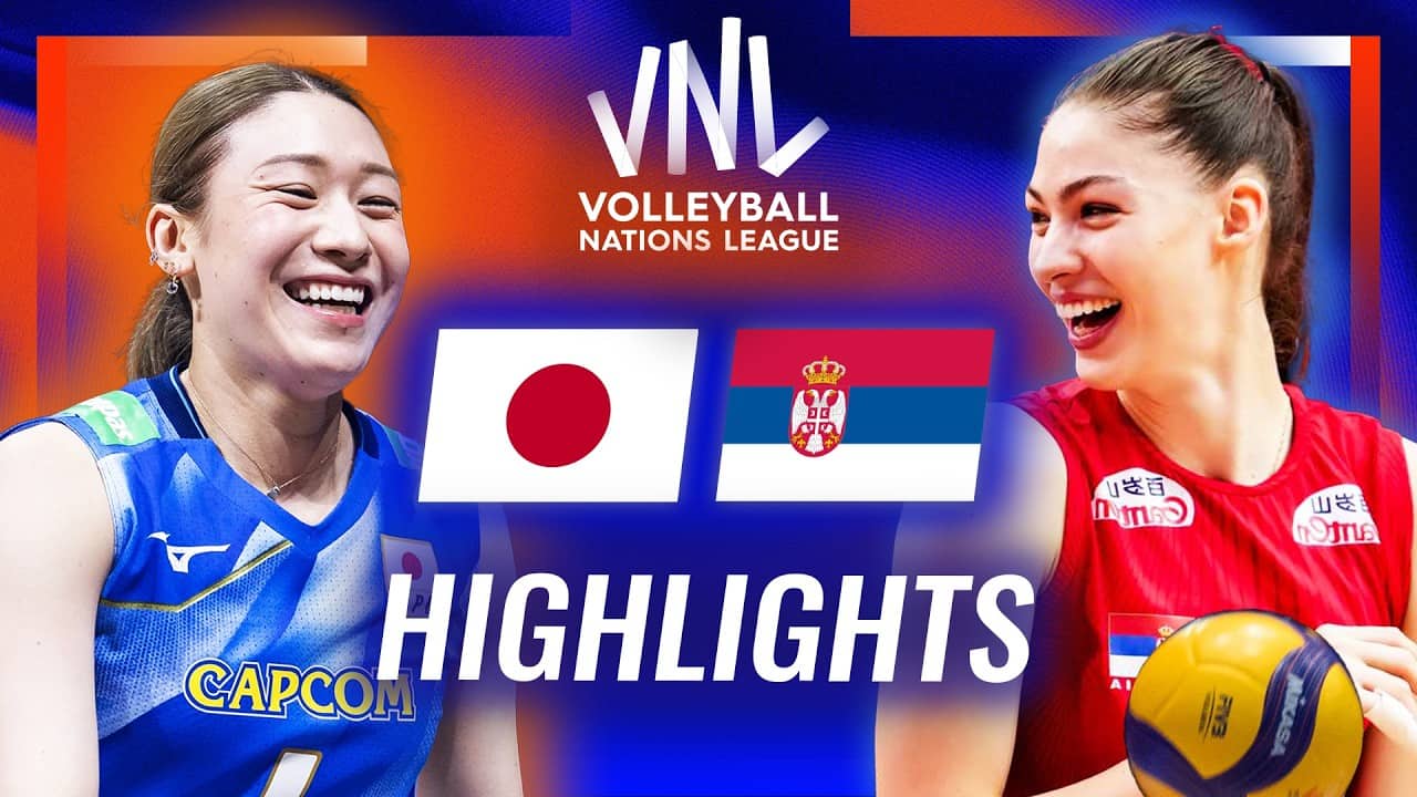 Japan π―π΅ vs. Serbia π·πΈ - Highlights | Week 2 | Women's VNL 2026