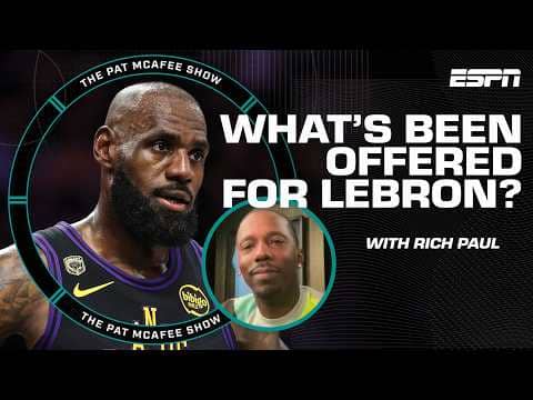 Rich Paul REVEALS THIS about LeBron James' future... π | The Pat McAfee Show