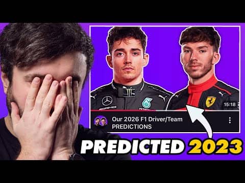 We predicted the 2026 F1 grid THREE years ago…