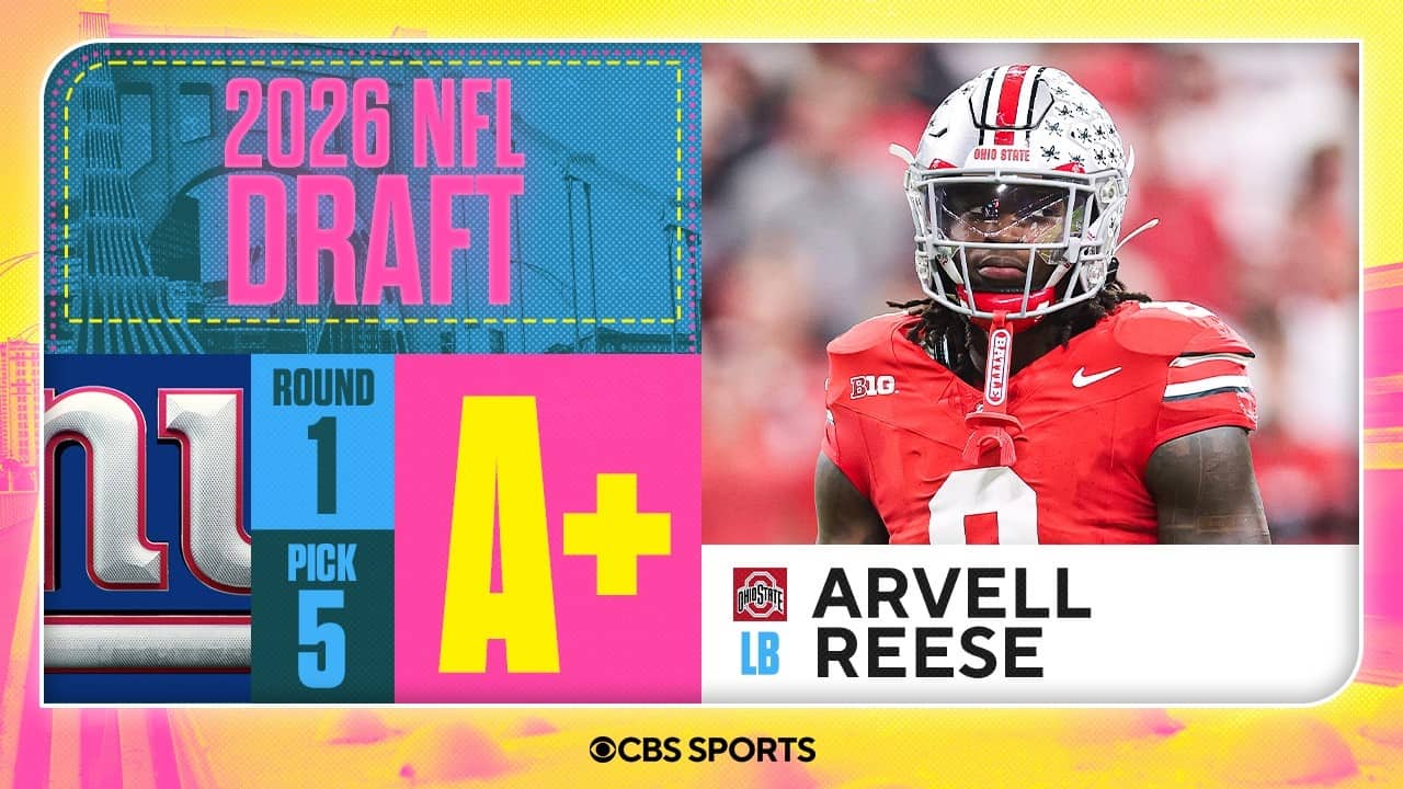 Giants select Arvell Reese No. 5 overall | 2026 NFL Draft Grades & Reaction