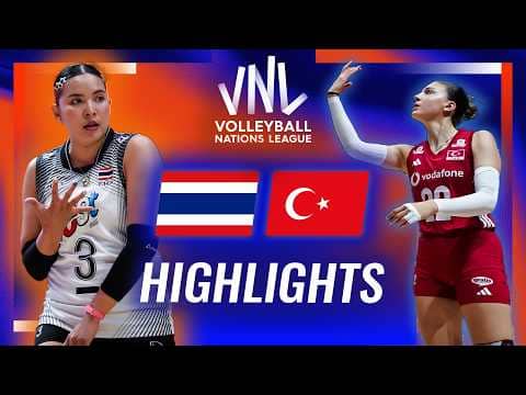 Thailand 🇹🇭 vs. Türkiye 🇹🇷 - Highlights | Week 3 | Women's VNL 2026