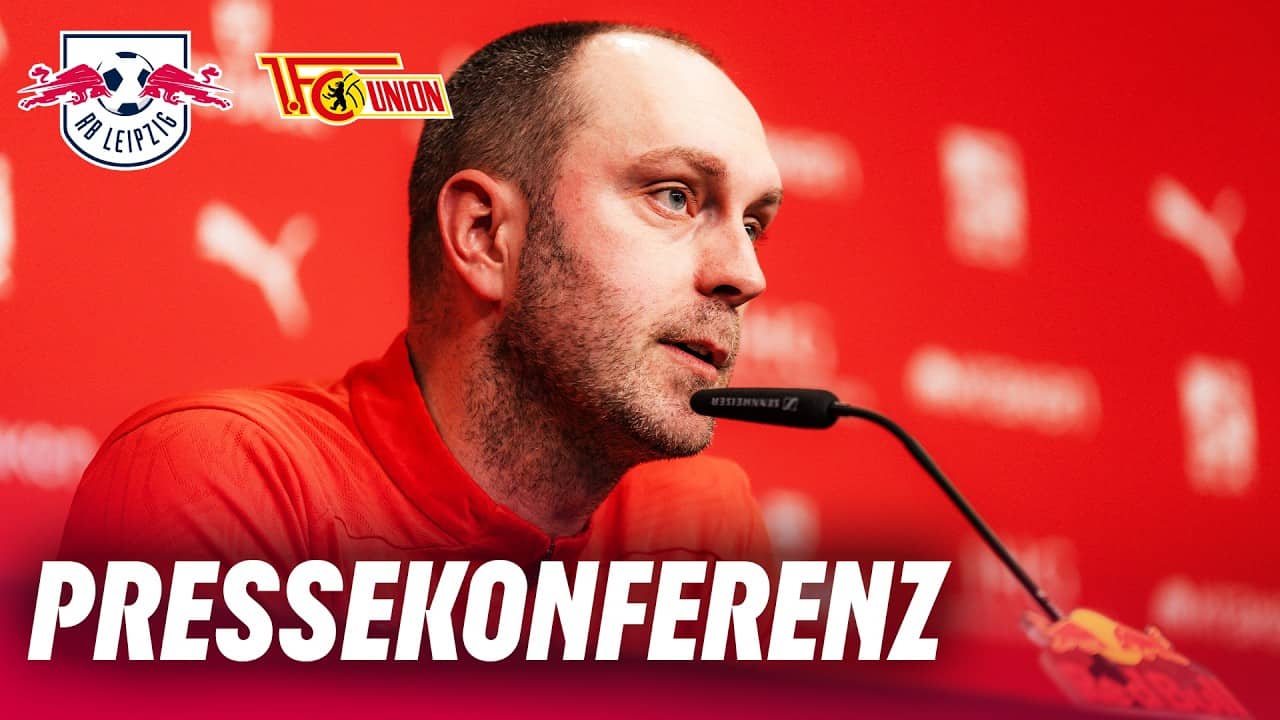 LIVE 🔴 Pressekonferenz nach RB Leipzig - Union Berlin | Bundesliga