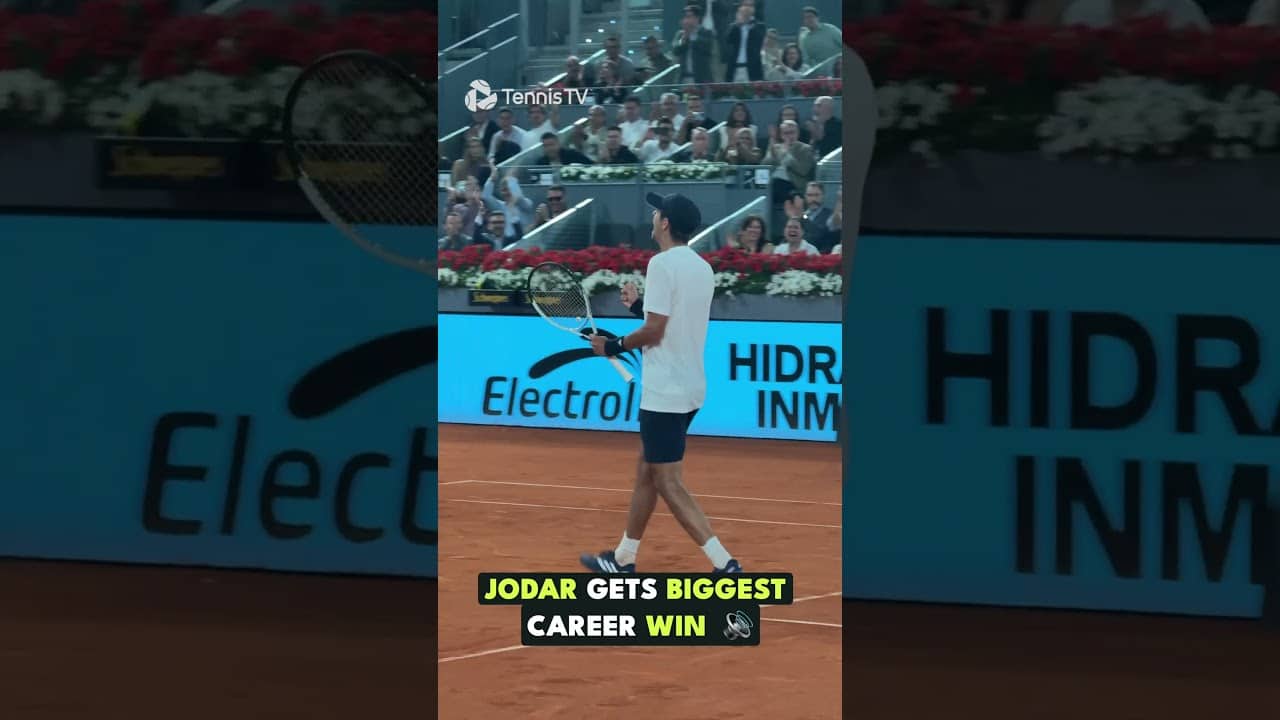 Jodar DOMINATES de Minaur π₯