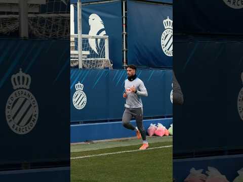 Ya queda menos, Javier 👊 #RCDE #training #JaviPuado