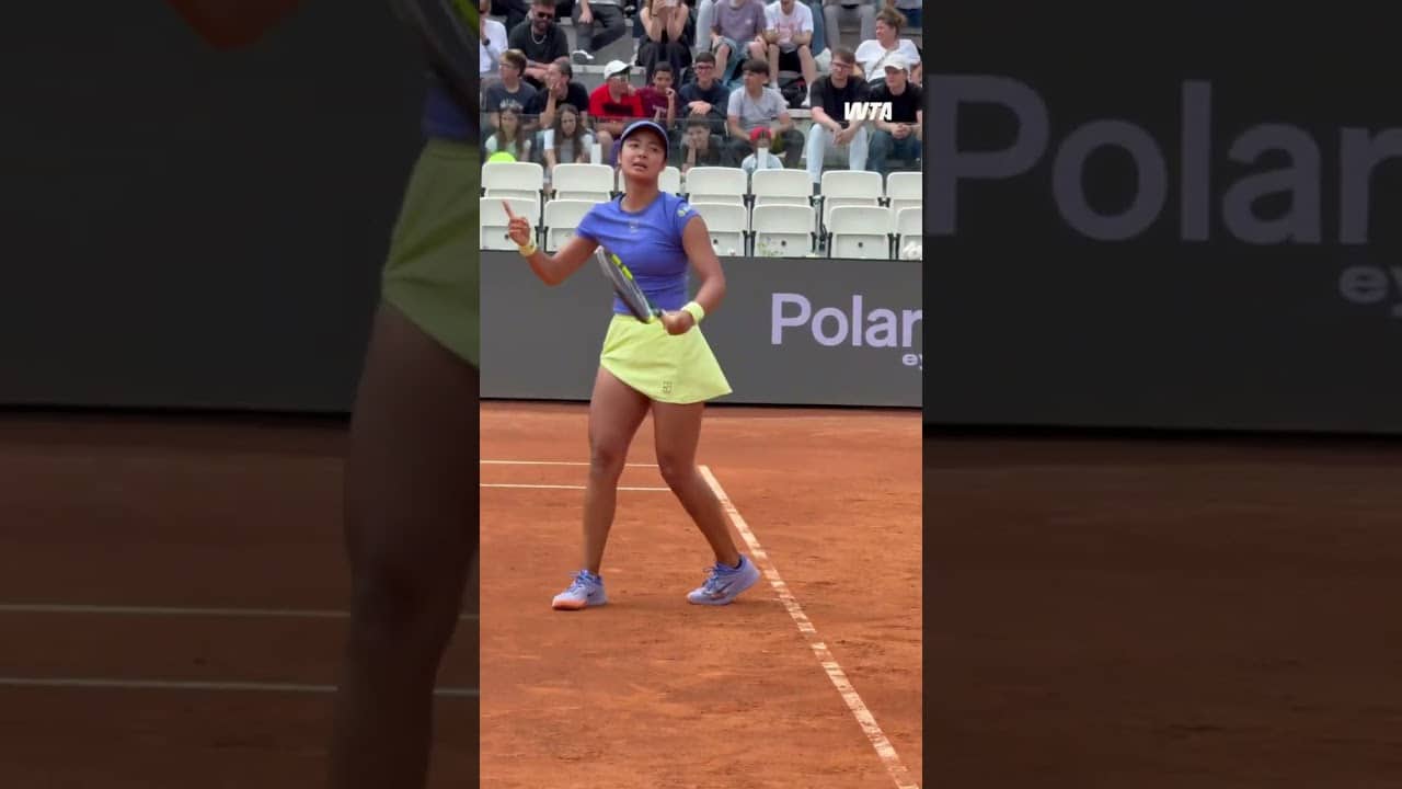 Fought through in three πͺ #AlexEala #IBI26 #Tennis #Rome #WTA #MatchPoint
