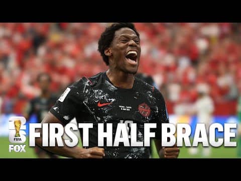 Canada’s Jonathan David Scores Two Goals in First Half vs Qatar 🇨🇦 2026 FIFA World Cup™