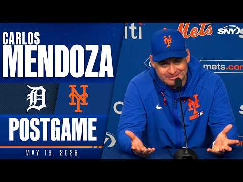 Carlos Mendoza on Carson Benge's walk-off hit as Mets beat Tigers 3-2 in extra innings
