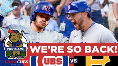 CUBS POSTGAME: Chicago Back in the WIN Column, SNAPS 10-Game Losing Streak vs Pirates | CHGO Cubs