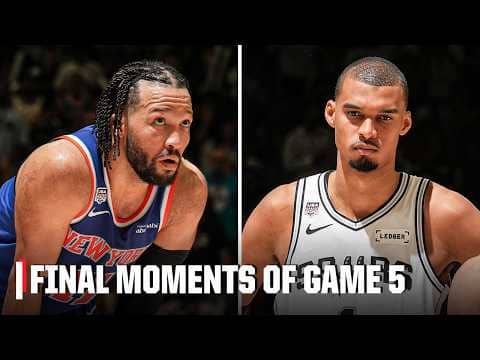 FINAL MOMENTS of Game 5 š Knicks take down Spurs to win FIRST TITLE in 53 YEARS š½ | NBA on ESPN