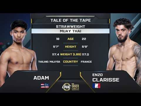 Aliffβs Little Brother Is a PROBLEM π²πΎπΉππ₯ Adam vs. Enzo Clarisse | Muay Thai Full Fight
