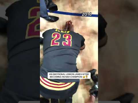 When LeBron James was overcome with emotion at the 2016 NBA Finals Game 7 🤩‼️