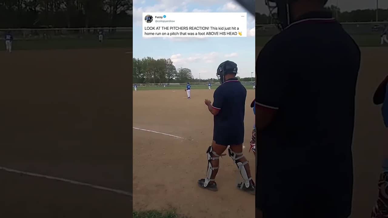 even the pitcher was impressed š