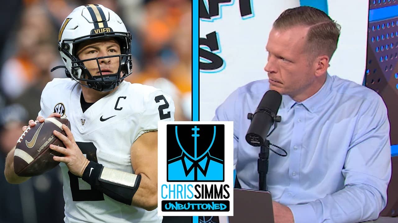 How Diego Pavia's immaturity impacted his draft stock | Chris Simms Unbuttoned | NFL on NBC