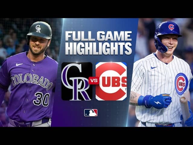 ROCKIES vs. CUBS Full Game Highlights (6/17/26) | MLB Highlights