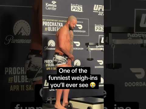 When Josh Hokit acted nervous on the scale š (via @fullsend_mma/TT)