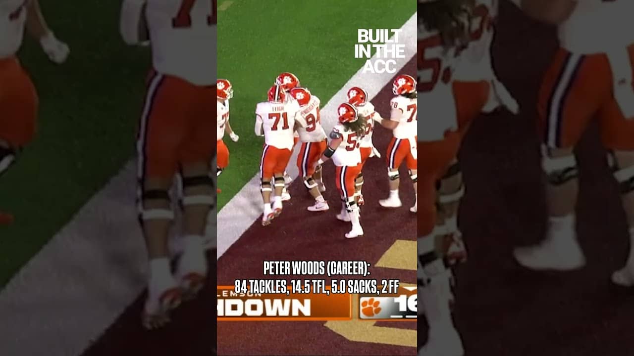 π₯ Explosion on the interior. Peter Woods is #BuiltInTheACC #nfldraft #collegefootball #clemson