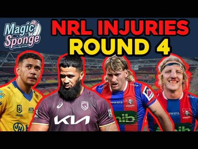 The Magic Sponge Podcast - Round 4 Injuries + time to abandon ship on Payne Haas in SuperCoach?
