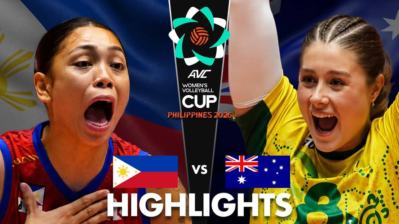 Philippines 🇵🇠vs Australia 🇦🇺 | Highlights | AVC Women's Cup 2026