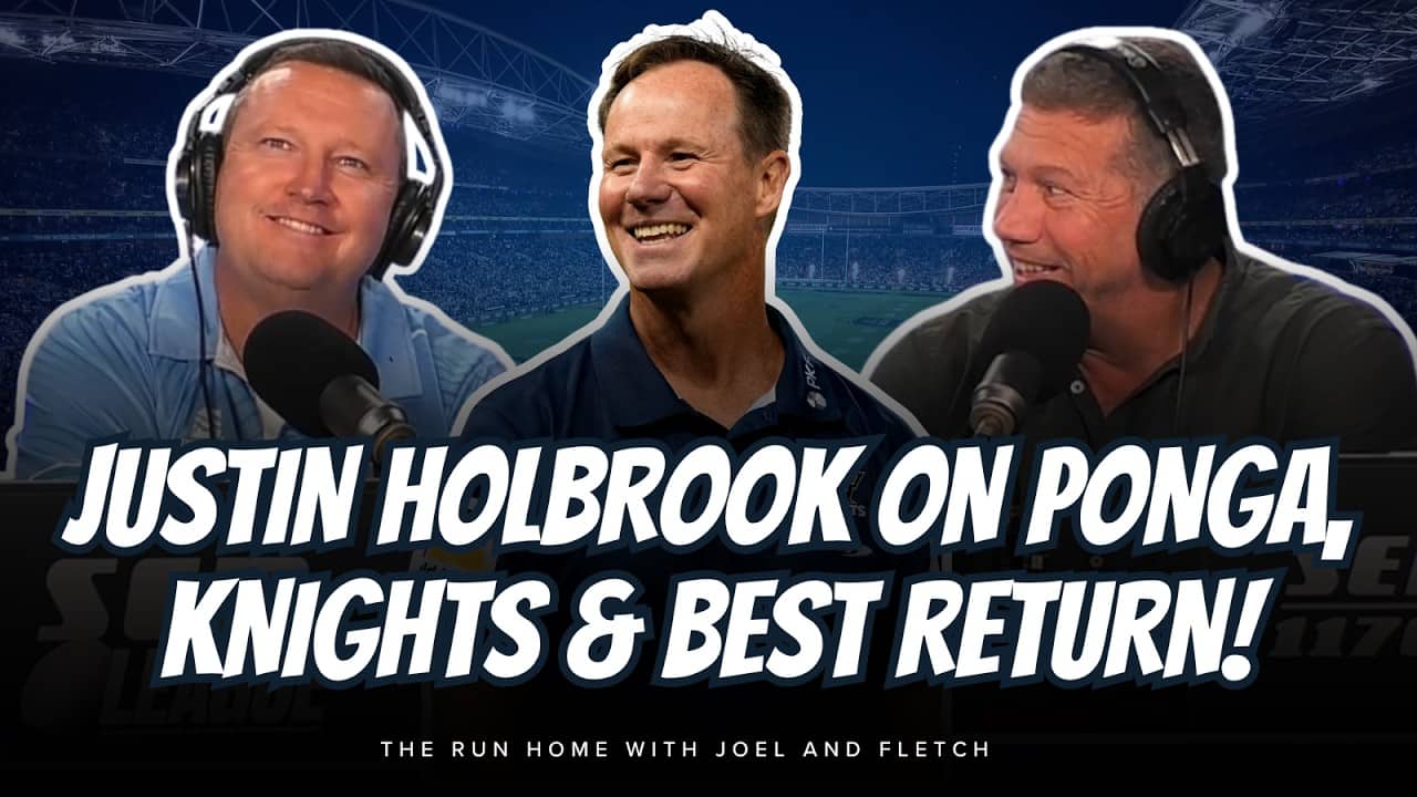 #NRL | Newcastle Knights coach Justin Holbrook joins Joel and Fletch!