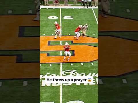 That was deep 🤯 #syracuse #accfootball #collegefootball