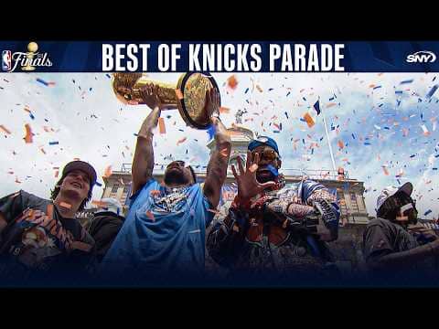 Sights and Sounds from the Knicks Championship Parade down Canyon of Heroes