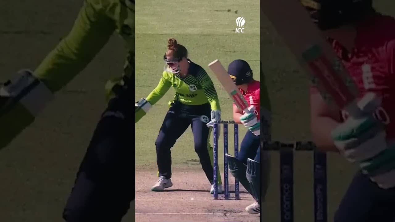 Alice Capsey's class in full display during her record T20I fifty at 2023 @t20WorldCup 👏