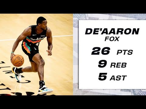 DE'AARON FOX'S BIG NIGHT VS. ATLANTA