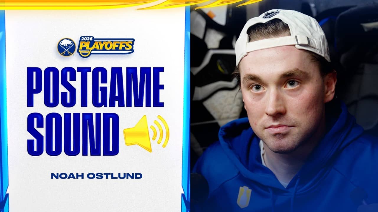 "It Was Super Fun" | Noah Ostlund After Two Point Night In Game 3 | Buffalo Sabres