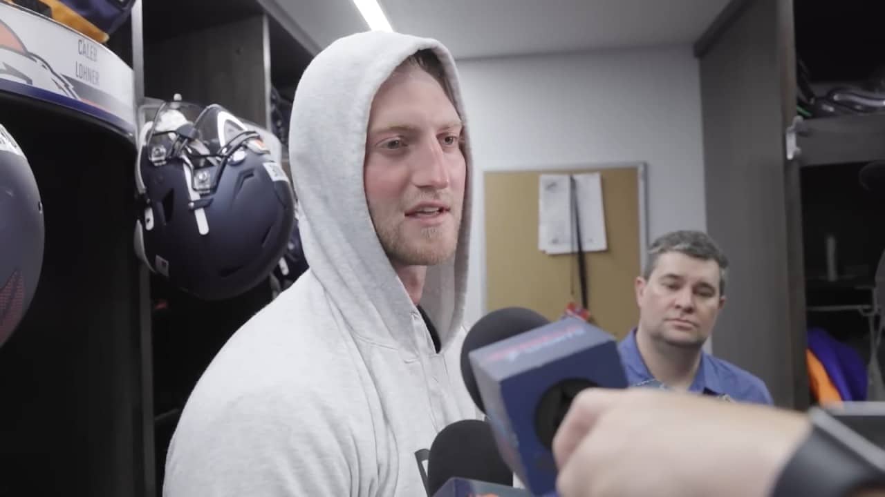 TE Caleb Lohner Shares His Reaction to Denver Broncos Selecting 2 Tight Ends in NFL Draft.