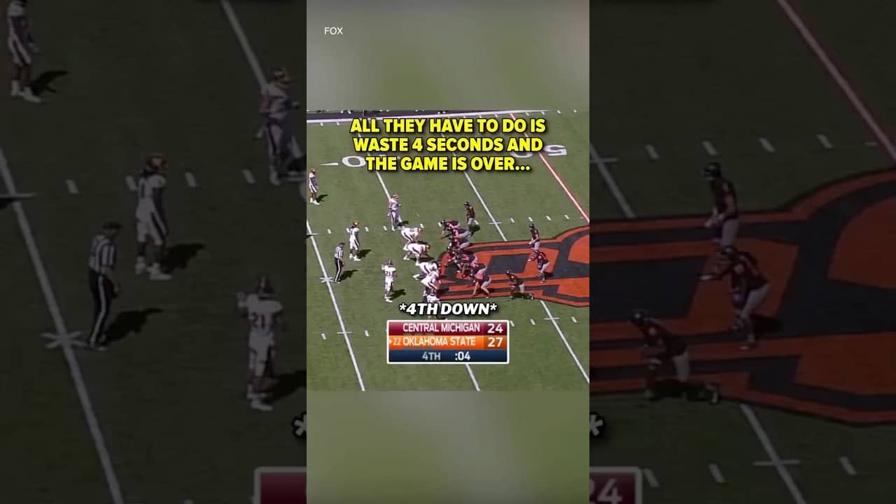 Central Michigan was wrongfully given an untimed down and took full advantage.