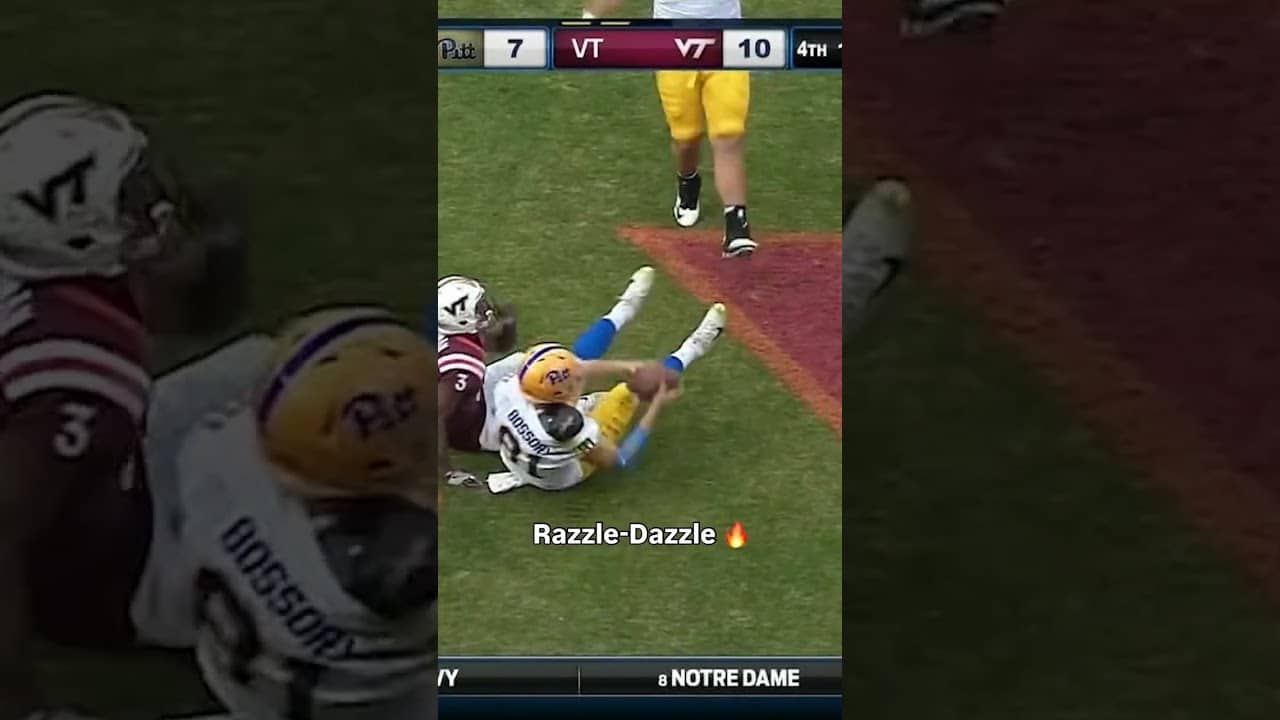 Perfect execution 👏 #pittsburghpanthers #accfootball #collegefootball