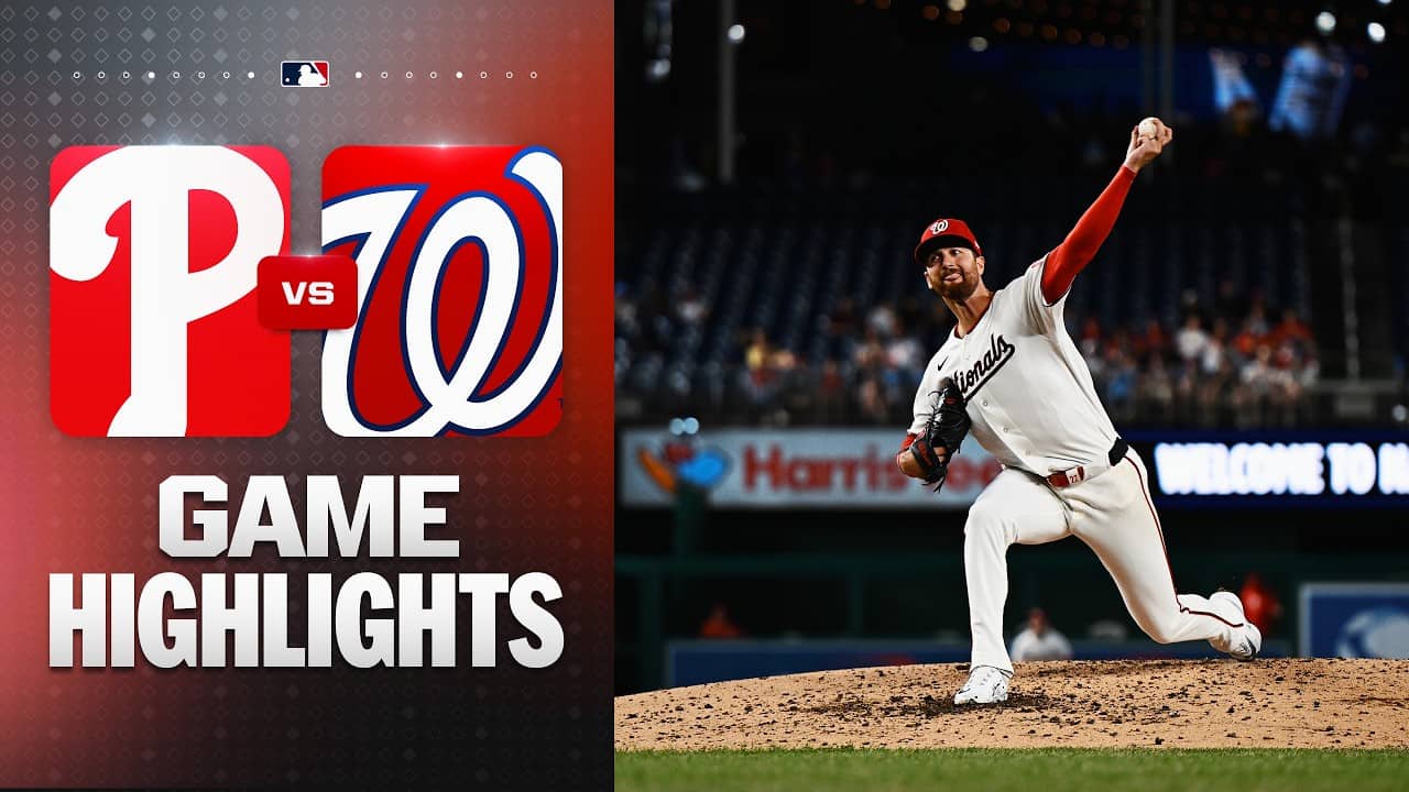 Phillies vs. Nationals Game Highlights (6/22/26) | MLB Highlights