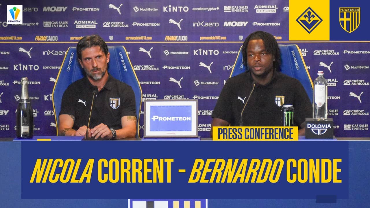 Press Conference | Nicola Corrent e Bernardo Conde | Fiorentina-Parma | Finale Playoff Primavera 1