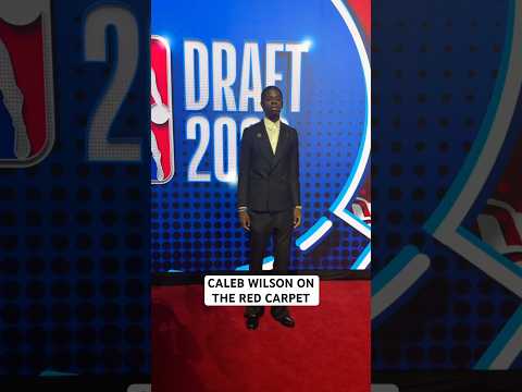 Caleb Wilson hits the red carpet