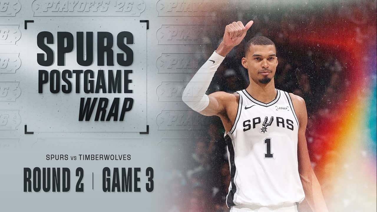 Spurs Postgame Wrap LIVE | Round 2 Game 3 Reaction, Spurs Take 2-1 Series Lead vs. Minnesota