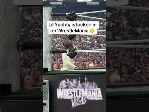 Lil Yachty ringside š„#WrestleMania