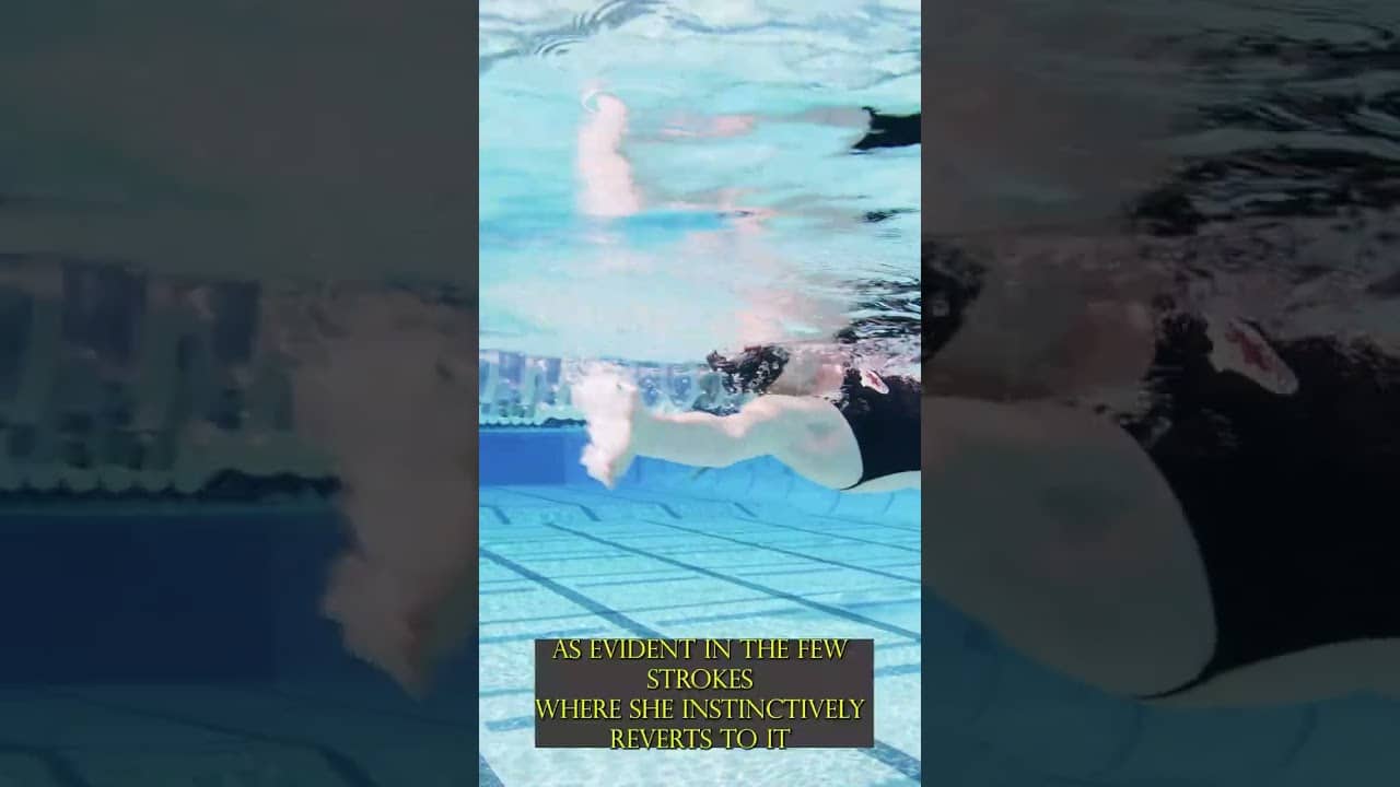 Elbow Bend Tip For Backstroke #theraceclub