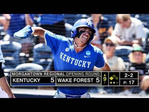 Kentucky holds off Wake Forest's late surge to win regional opener
