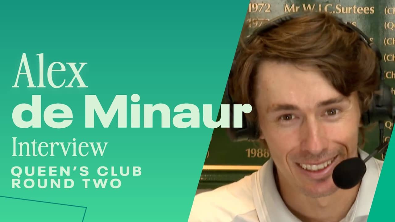 Alex de Minaur Talks London Day-Off Plans | 2026 Queens