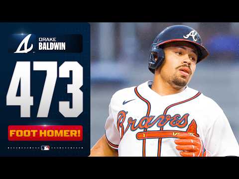 473 FEET! Drake Baldwin launches MLB’s longest homer of the 2026 season (SO FAR!) 🚀 | MLB Highlights