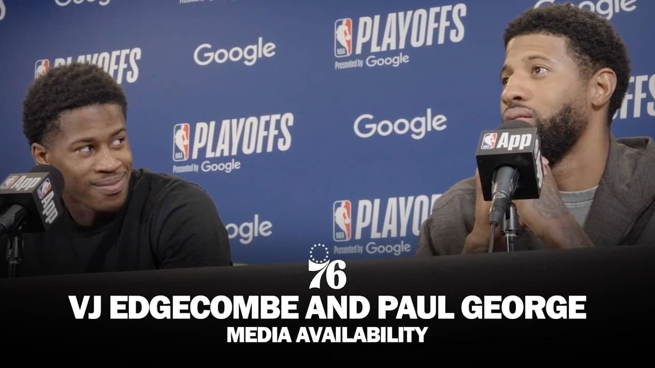 Philadelphia 76ers Postgame Media Availability ๐๏ธ | VJ Edgecombe and Paul George | 04.21.26