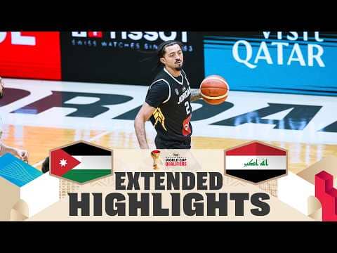 Jordan 🇯🇴 v Iraq 🇮🇶 | Extended Highlights | FIBA Basketball World Cup 2027 Asian Qualifiers
