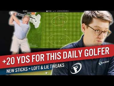 20+ Yards Instantly! Swingweight, Shaft & Loft COMBINED // Retired Golfer Fitting