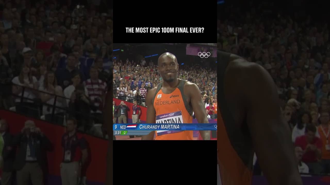 A lineup for the ages. 🔥 The men's 100m final at #London2012 was one for the history books. ⚡️