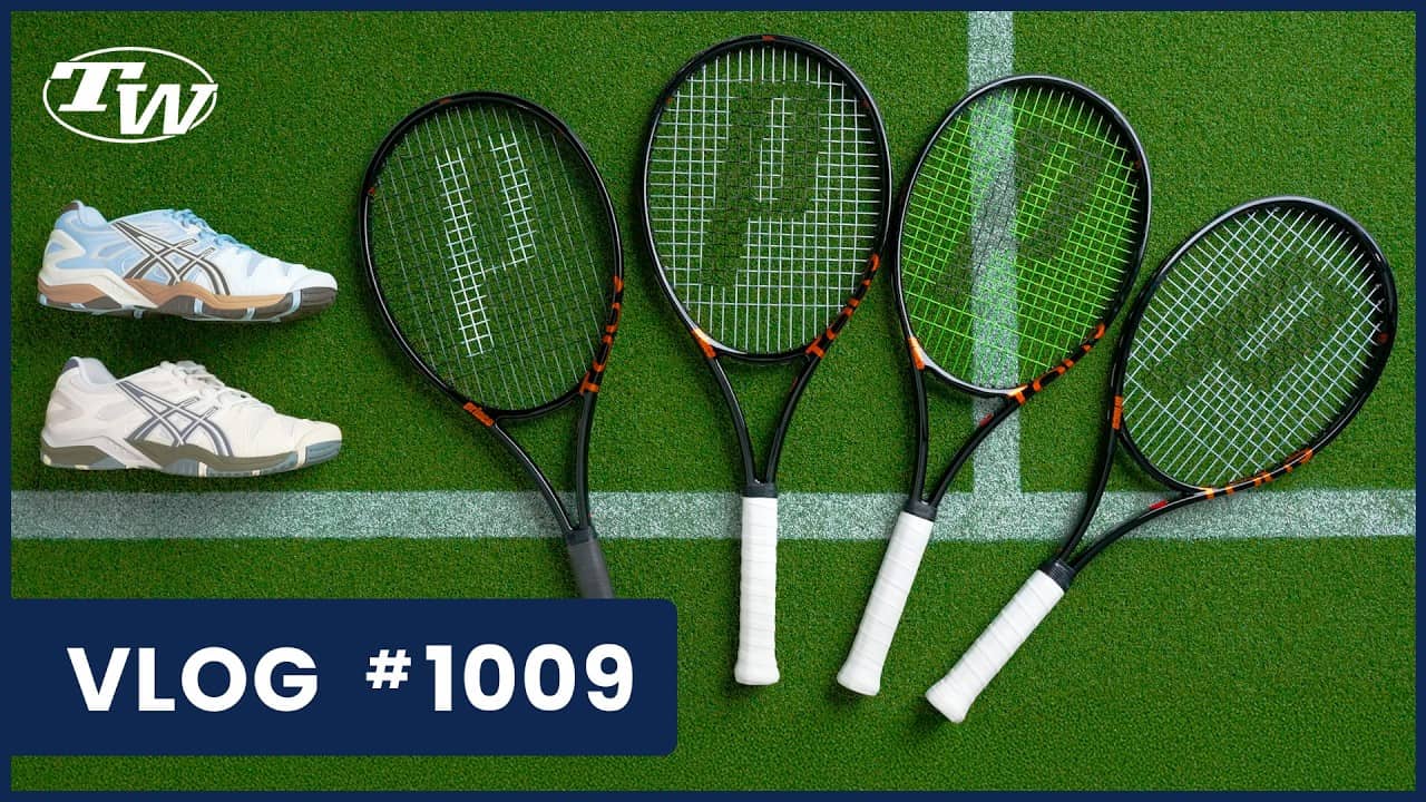 Closer Look at New Prince 2026 Tour Racquets + Limited Gel Resolution 5s | Tennis Gear VLOG 1009