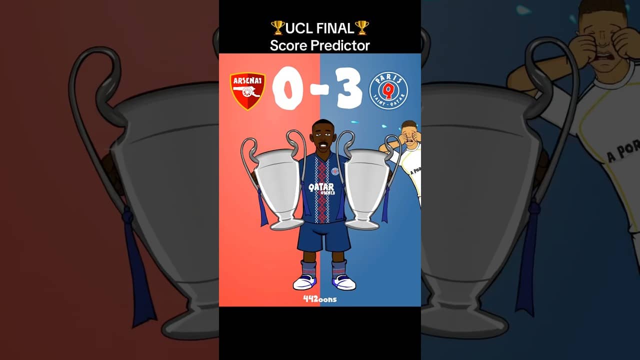 Score predictor! Champions League Final🏆 #football #championsleague #psg