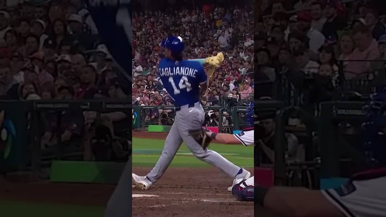 Jac Caglianone Homers in the WBC with an Epic Bat Flip #WorldBaseballClassic #kcroyals #homerun #MLB